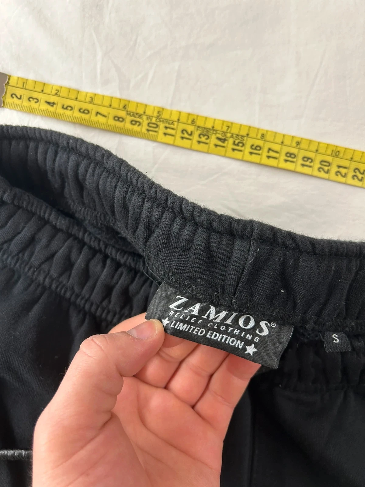 Calça de jogging preta vintage Zamios – photo 6